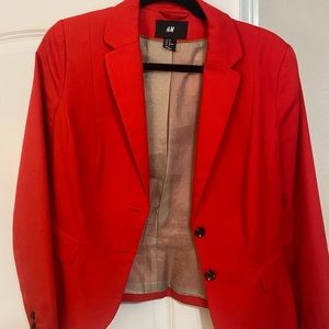 Red blazer